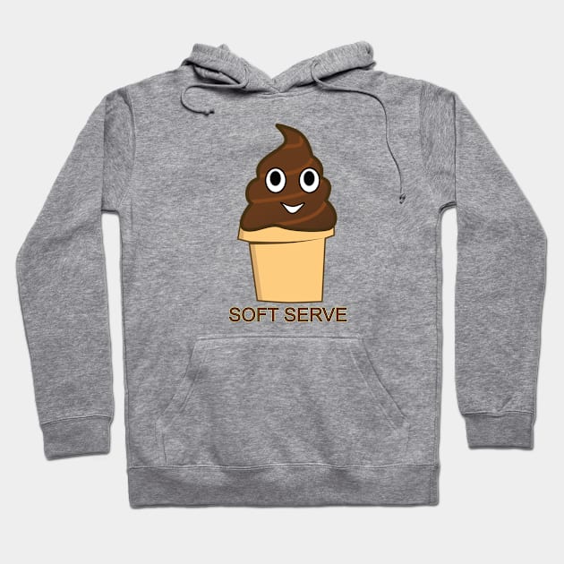 Soft Serve Poop Hoodie by emojiawesome